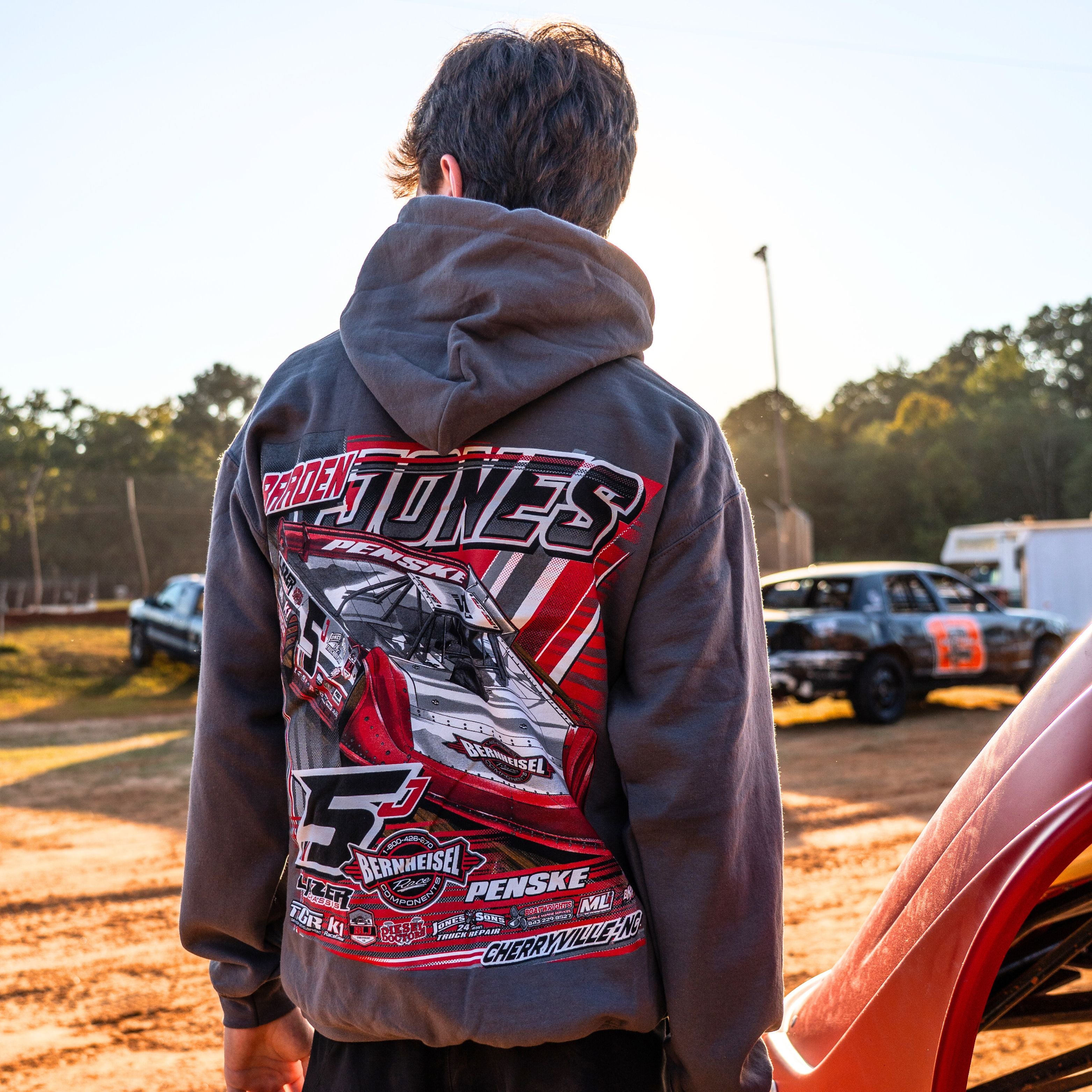 Dirt Late Model Rookie | Gray Hoodie